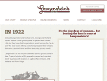 Tablet Screenshot of langensteins.com